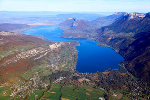 reserves naturelles lac vue aérienne
