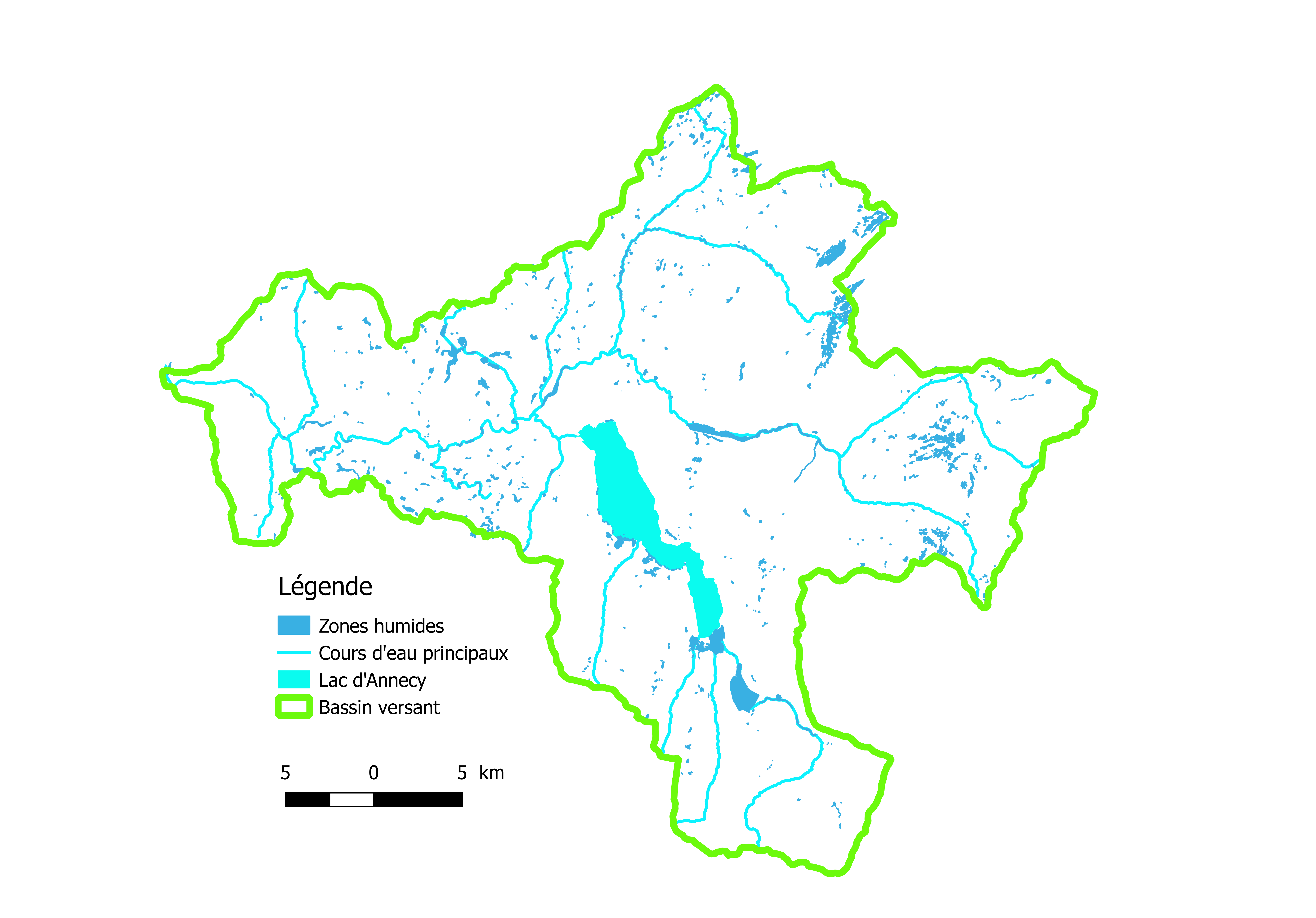 Carte des zones humides