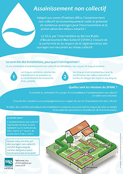 A4 de présentation de la compétences de l'assainissement non collectif
