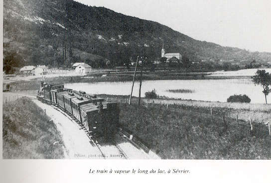 La ligne de chemin de fer qui reliait Annecy à Albertville © DR