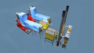 Groupe turboalternateur pour la production de chaleur et d'électricité