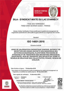 Certificat ISO 14001