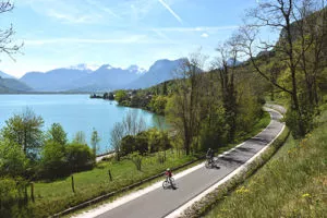 Voie Verte lac Annecy vélos