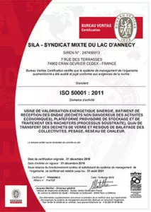 Certificat ISO 50001